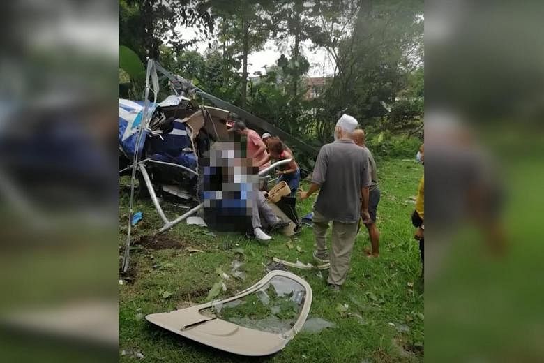 Dua tewas setelah tabrakan udara dua helikopter di Malaysia